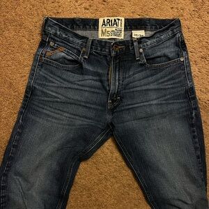 Ariat Men's Straight Jeans - Deep Indigo 36x34 M5 Straight